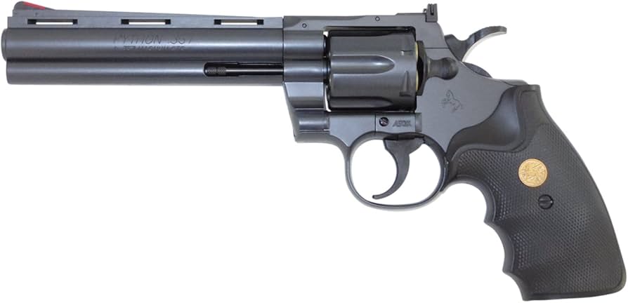 Amazon | クラウンモデル コルト パイソン 6インチ ブラック 10歳以上