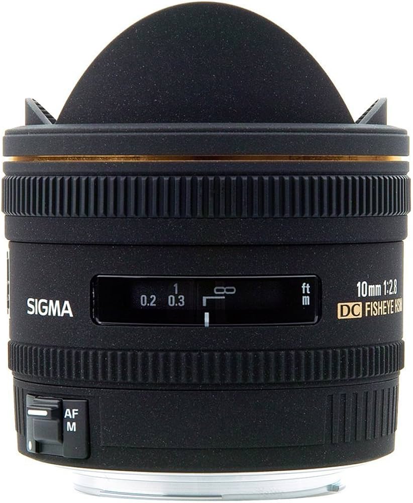 Amazon.co.jp: SIGMA 単焦点魚眼レンズ 10mm F2.8 EX DC FISHEYE HSM
