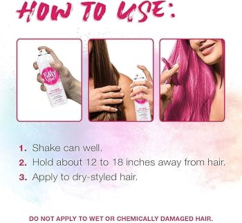 Amazon.com : Punky Temporary Hair Color Spray – Lynx Pink, Instant