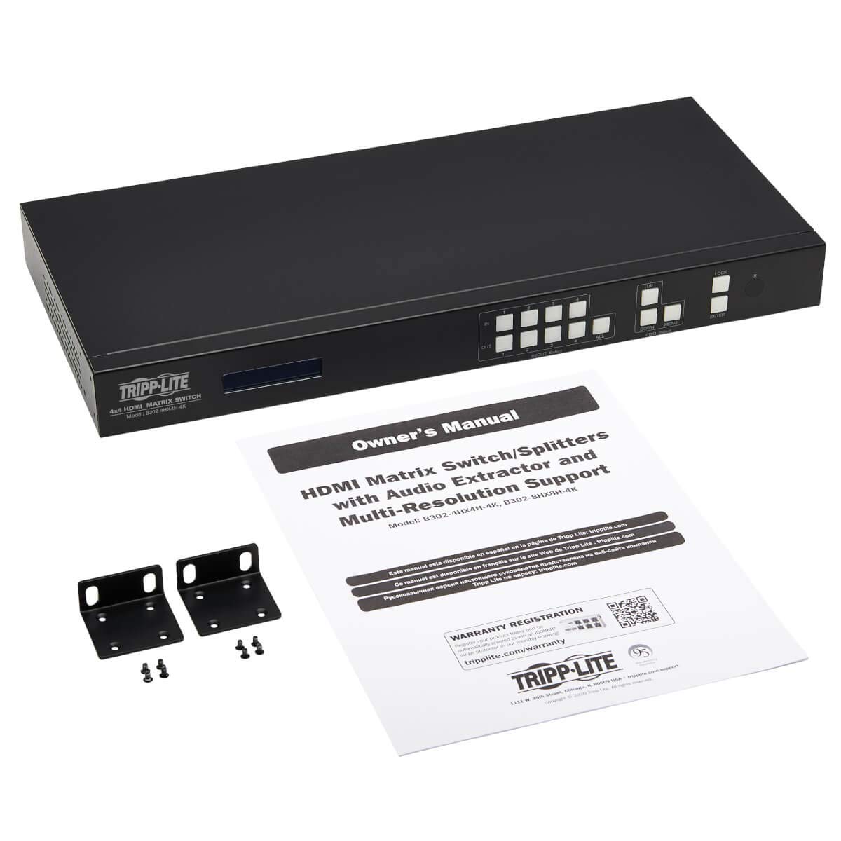 Amazon.com: Tripp Lite 4x4 HDMI Matrix Switch/Splitter w Audio