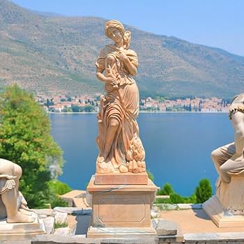 Amazon.co.jp: 天然大理石彫刻 ぬくもりのヴィーナス 冬 ピンク 四季の