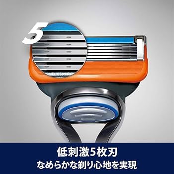 Amazon.co.jp: ジレット フュージョン5+1 マニュアル 髭剃り カミソリ