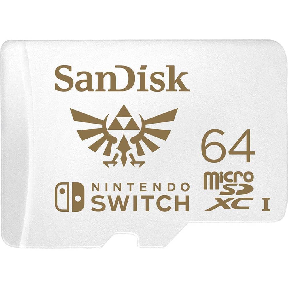 SanDisk 64GB microSDXC UHS-I for Nintendo - SDSQXAT-064G-GNCZN