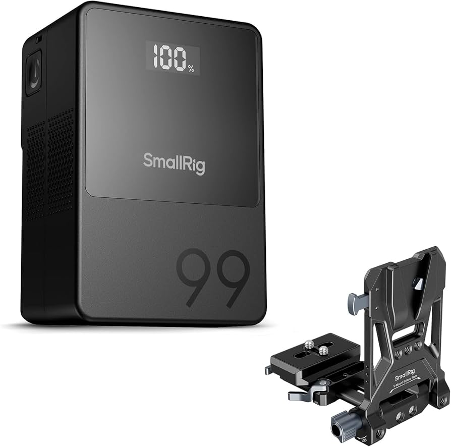 Amazon.com: SMALLRIG V Mount Battery VB99, 99Wh / 6800mAh V Lock