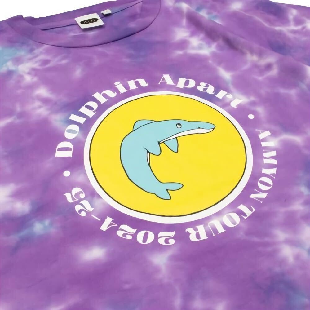 Amazon.co.jp: あいみょん 跳ねてイルカら タイダイT 2 XL size AIMYON