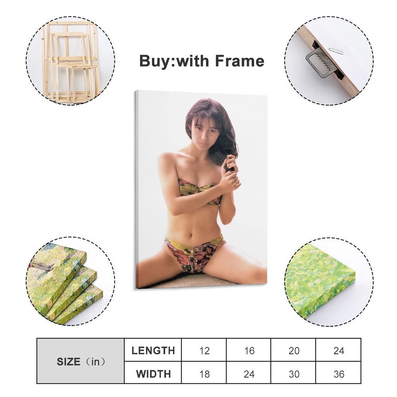 Amazon.co.jp: 水野美紀写真ビキニセクシーポスター絵画 印刷 ポスター