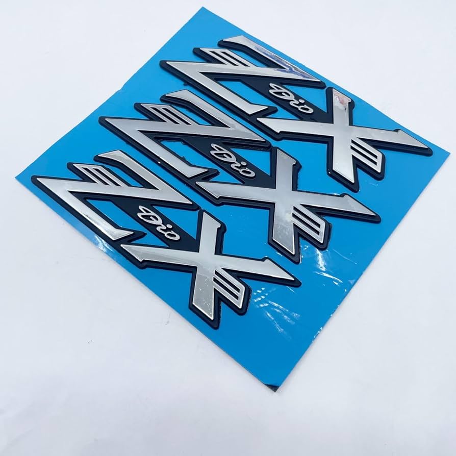 Amazon | ライブDIO AF34 AF35 ZX エンブレム 3枚/1SET (銀) | バイク