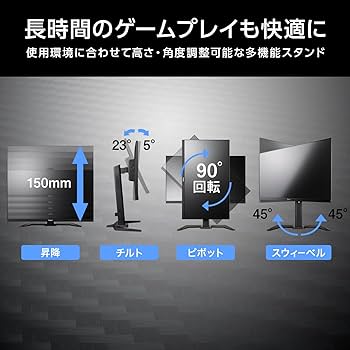Amazon.co.jp: G-MASTER ゲーミングモニター ディスプレイ 23.8インチ