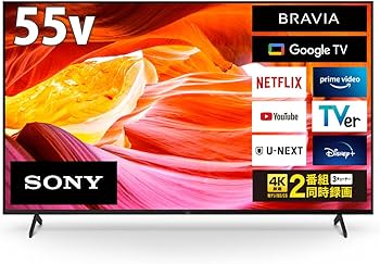 Amazon.co.jp: ソニー 55V型 4K 液晶 テレビ ブラビア KJ-55X80WK +