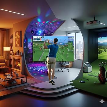 Amazon | Phigolf2 Flex ホームゴルフゲームシミュレーター スマート