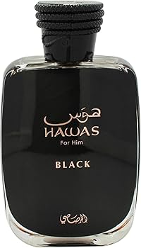 Amazon.com : Hawas Black by Rasasi for Men - 3.38 oz EDP Spray