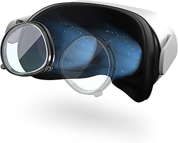 Amazon.co.jp: ZyberGears VR 度付きレンズ（左側の黒、-6.5）、quest