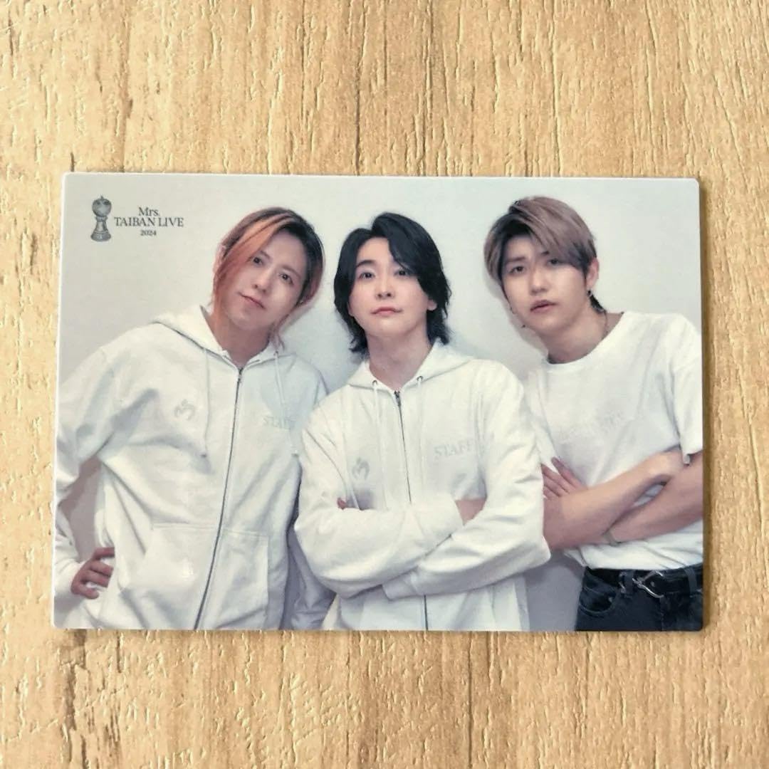 Amazon.co.jp: Mrs. GREEN APPLE大森元貴、若井滉斗、藤澤涼架 フォト