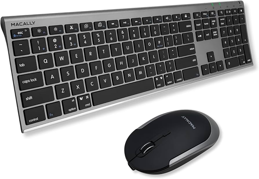 Amazon.com: Macally Premium Bluetooth Keyboard and Mouse for Mac