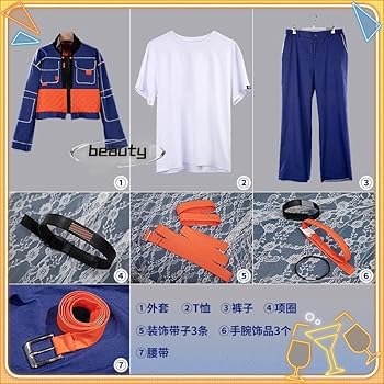 Amazon.co.jp: [Beauty 出品] 小物付き 北見遊征 新衣装 コスプレ衣装