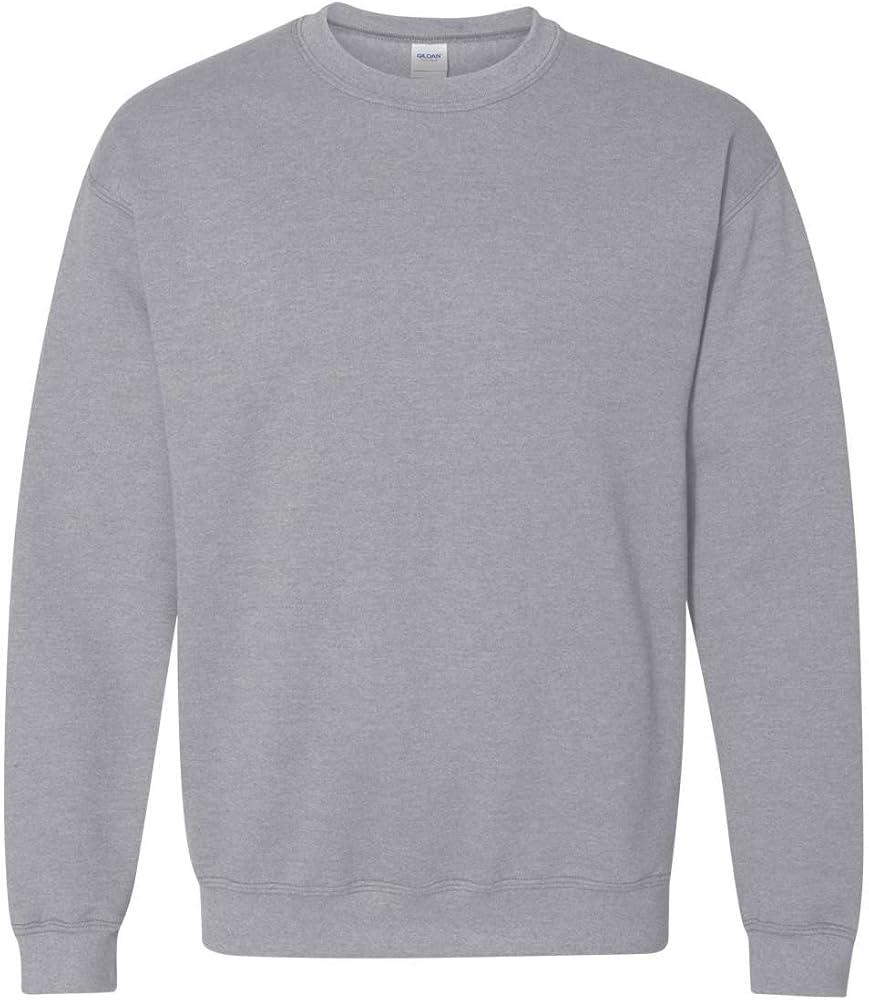 Gildan Crewneck 50/50 Fleece Sweatshirt, (G180). Sport Grey, XX
