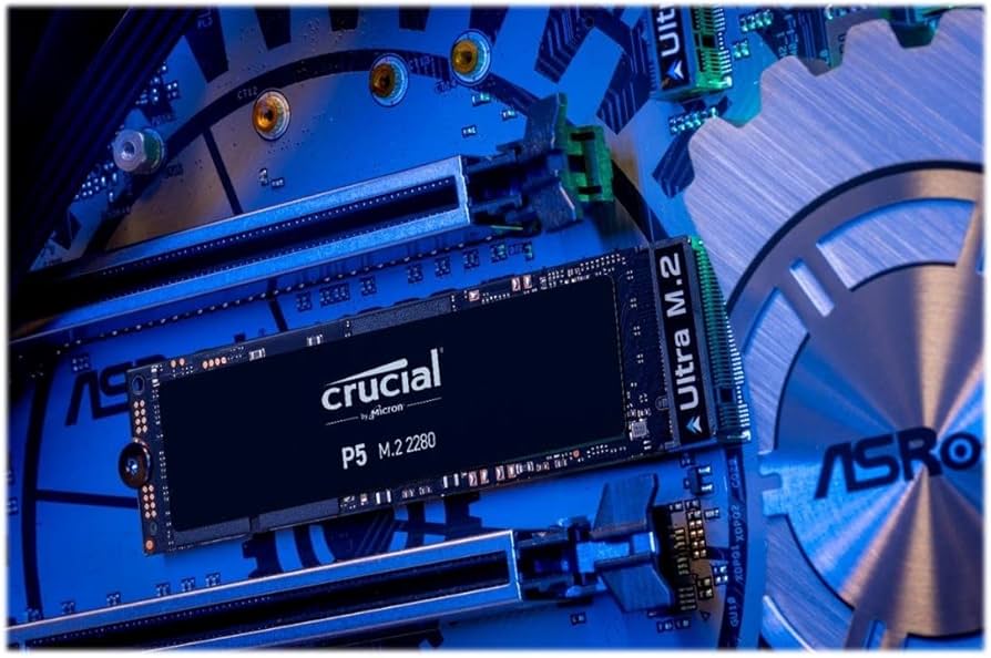 Amazon.com: Crucial P5 1TB 3D NAND NVMe Internal Gaming SSD, up to