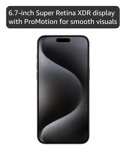 Amazon.com: Apple iPhone 15 Pro Max, 256GB, Black Titanium