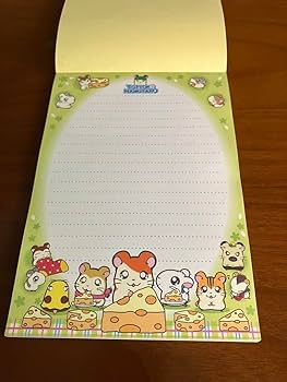 Amazon.co.jp: 平成レトロ 希少 とっとこハム太郎シール メモ帳 A5