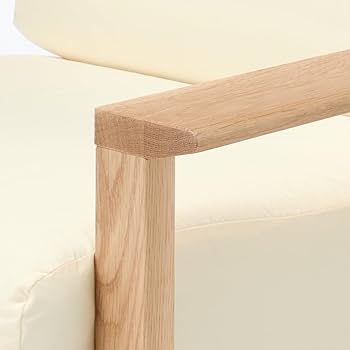 Amazon.co.jp: 無印良品 ソファ本体 幅67×奥行75×高さ77cm 木製