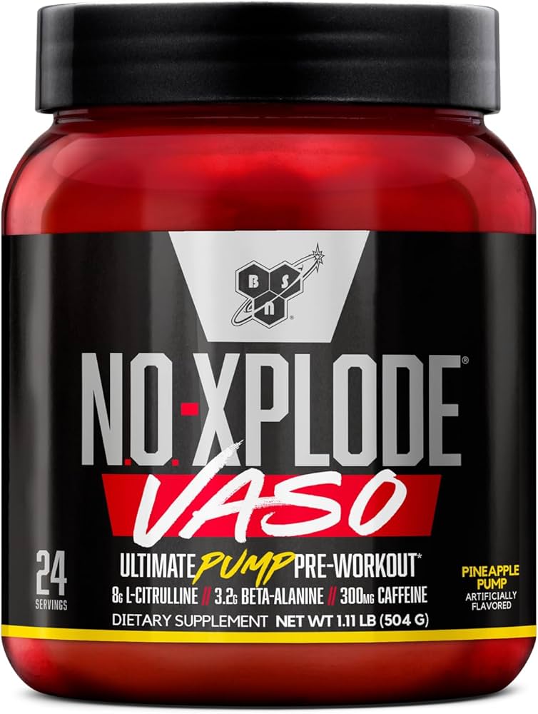 Amazon.com: BSN N.O.-XPLODE Vaso Pre Workout Powder with 8g of L