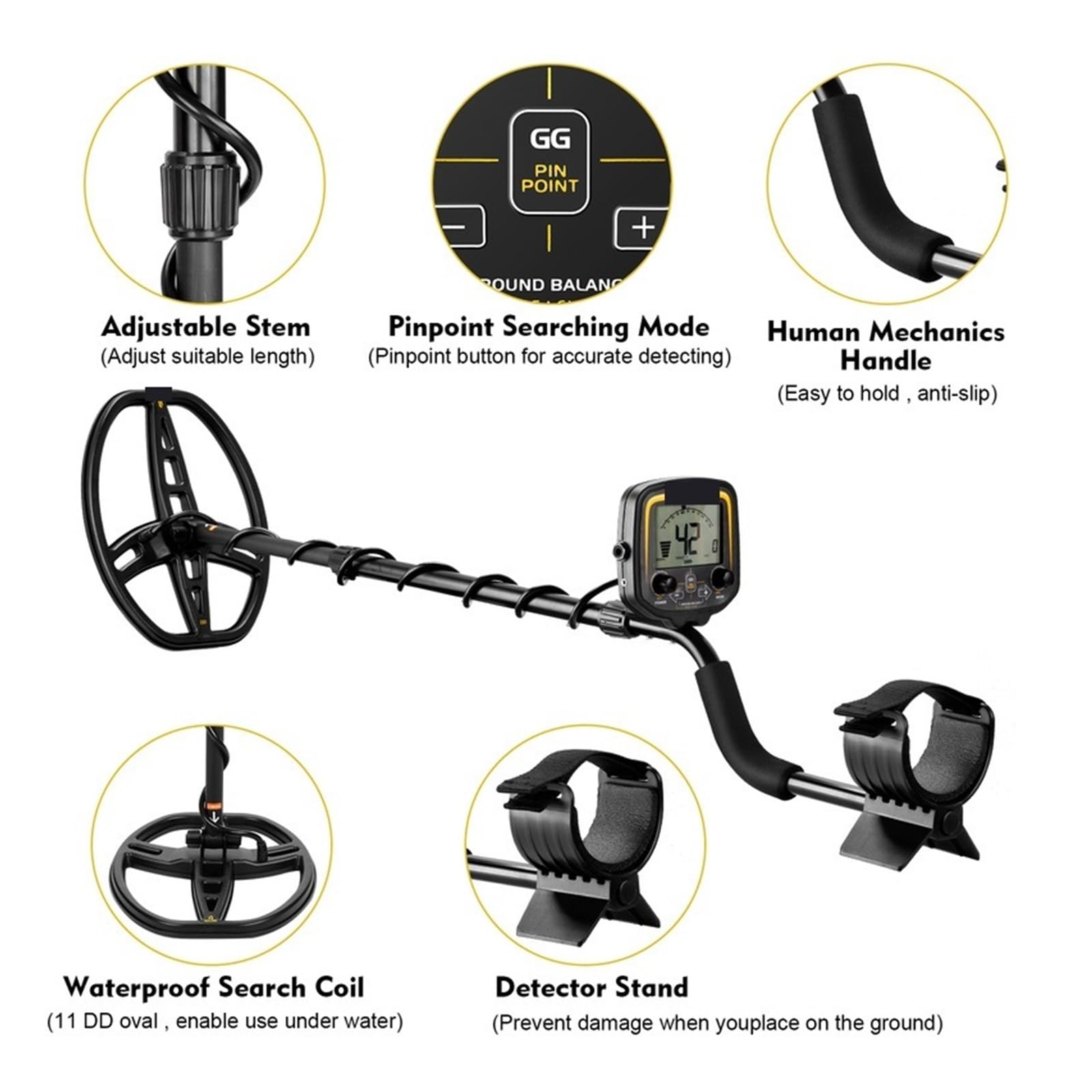 Amazon.com: EliteBloom Metal Detector for Adults, Underground