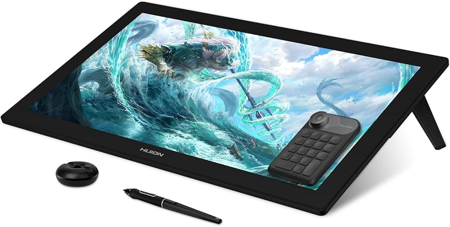 Amazon.com: HUION Kamvas Pro 24 4K UHD Graphics Drawing Tablet