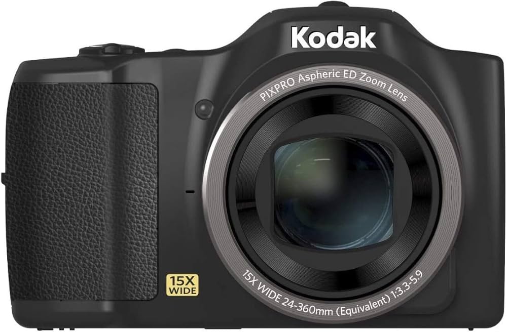 Amazon | Kodak 16 Friendly Zoom FZ152 with 3 LCD, Black (FZ152-BK