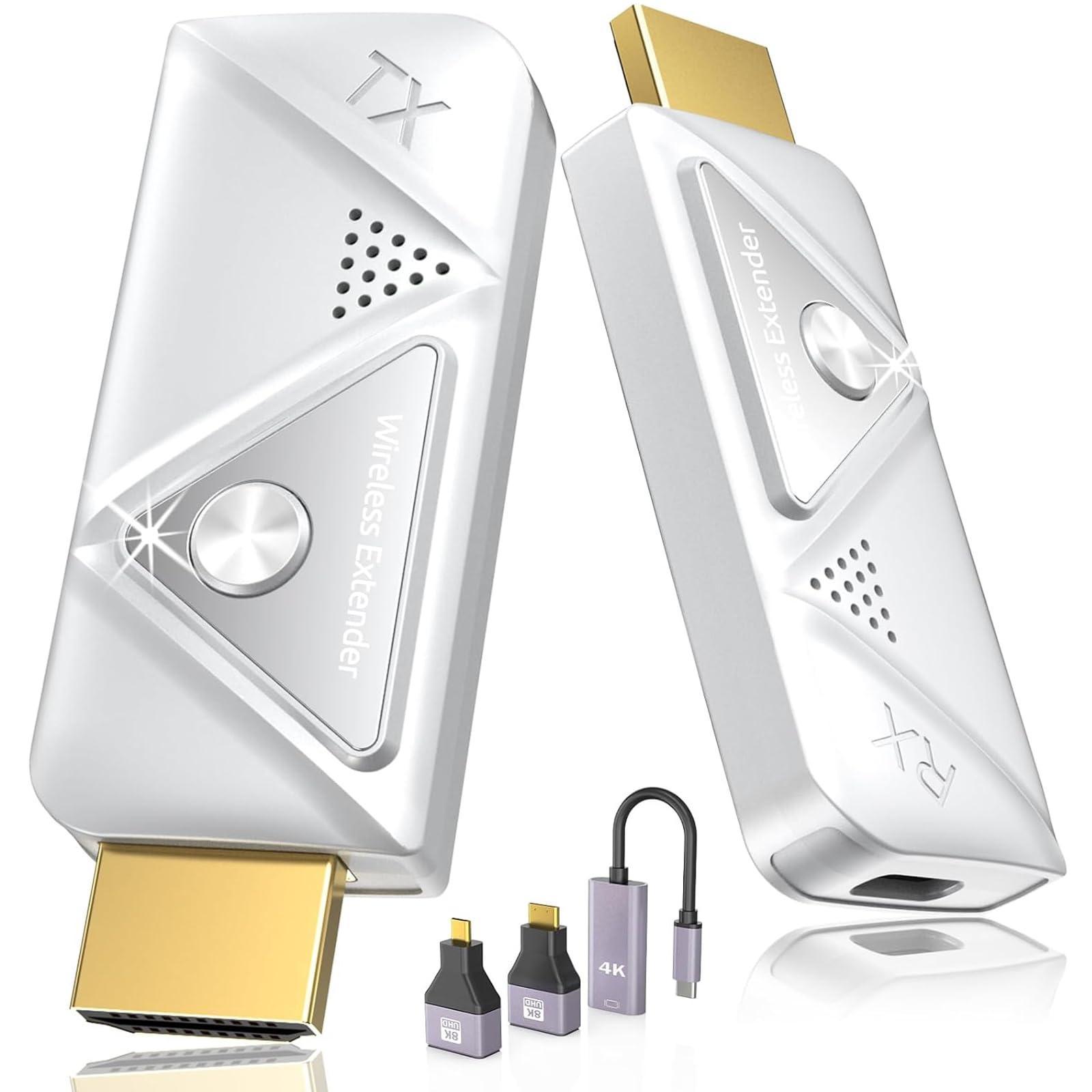 Amazon | ワイヤレスHDMI 送受信機 小型 収納に便利 無線化 送受信機