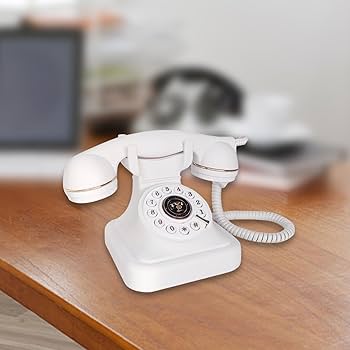 Amazon.co.jp: QHStealthy コード付きレトロ電話アンティーク電話