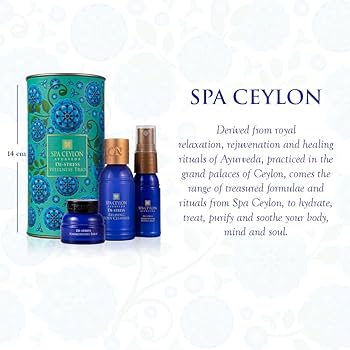 Amazon.com : SPA CEYLON De-Stress Wellness Trio Set, Holistic Spa