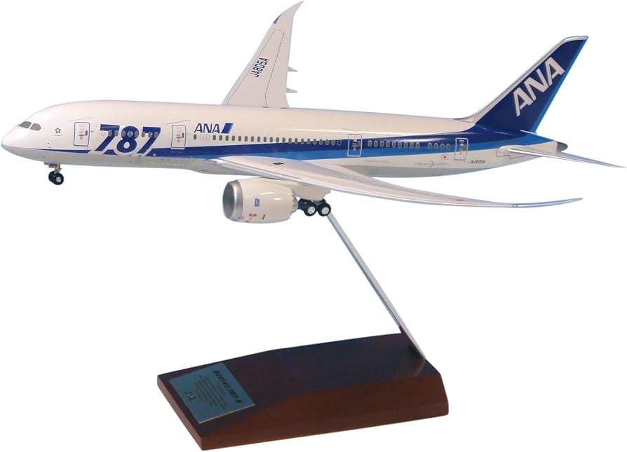 Amazon | 全日空商事 1/200 787-8 JA805A 787ロゴ付き国際線仕様機