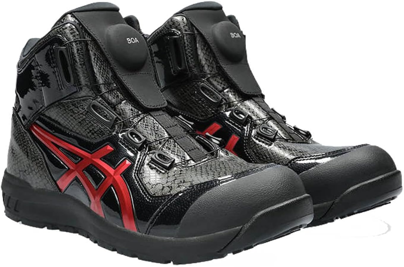 Amazon | [アシックス] 安全靴 スニーカー ウィンジョブ CP304 BOA BLK