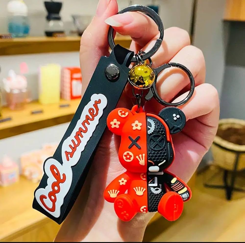 Amazon.co.jp: キーホルダーテディベアベアブリック : 文房具