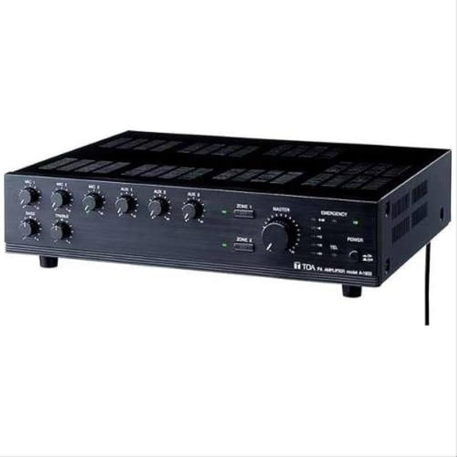 Amazon.co.jp: TOA 〔A-1803〕 PAアンプ 30W 2局 : Musical