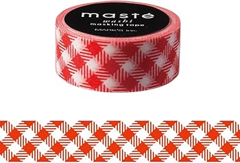 Amazon | マークス マスキングテープ ベーシック 「マステ」 レッド