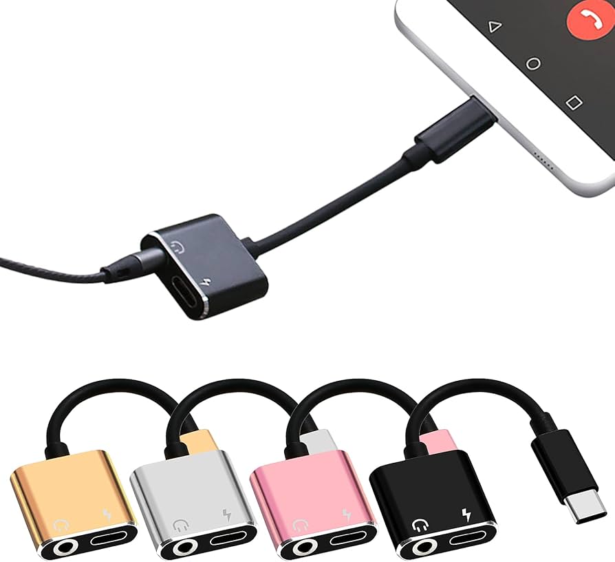 Amazon.co.jp: イヤホンジャックアダプター 2-in-1 USB-C to 3.5mm
