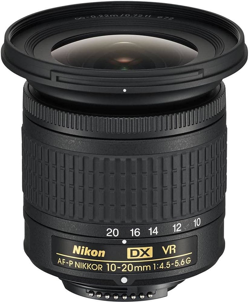 Nikon 20067 10-20mm f/4.5-5.6 G AF-P VR Lens (Black) : NIKON