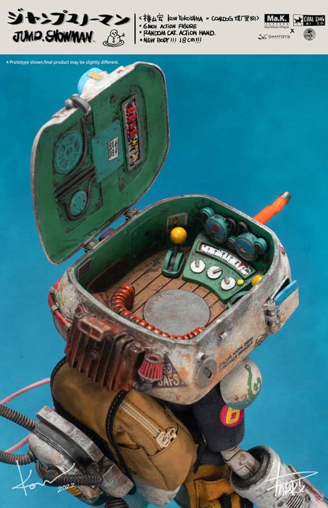 Amazon.co.jp: 横山宏 x CoalDog x DAMTOYS 1/12 ジャンプスノーマン