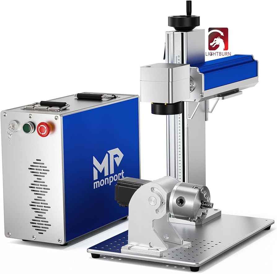 Amazon.com: Monport 30W Fiber Laser Engraver with 3D & Deep