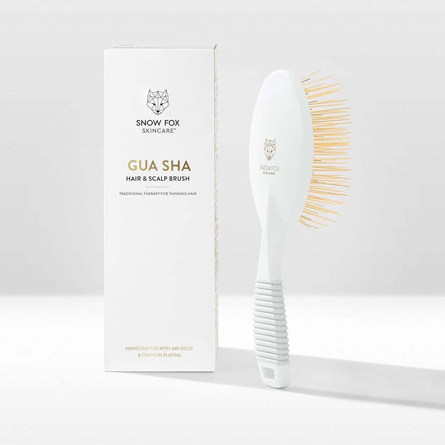 Snow Fox Skin Care Gua Sha Hair & Scalp Brush : Amazon.co.uk: Beauty