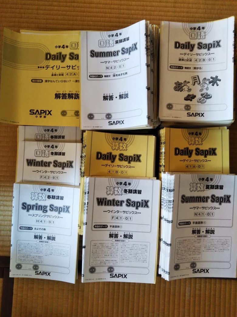 Amazon.co.jp: サピックス SAPIX 小4 4年 デイリーサピックス
