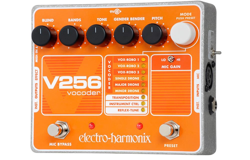 Amazon.com: Electro-Harmonix V256 Vocoder Pedal : Musical Instruments