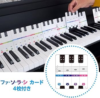 Amazon.co.jp: ドレミ鍵盤カード 4オクターブ / フラッシュカード 31
