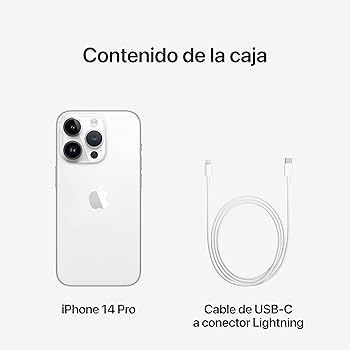 Apple iPhone 14 Pro, 128GB, Silver - (Renewed) : Amazon.co.uk