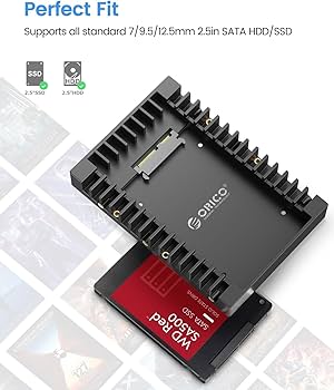 Amazon.com: ORICO 2.5 SSD SATA to 3.5 Hard Drive Adapter Internal