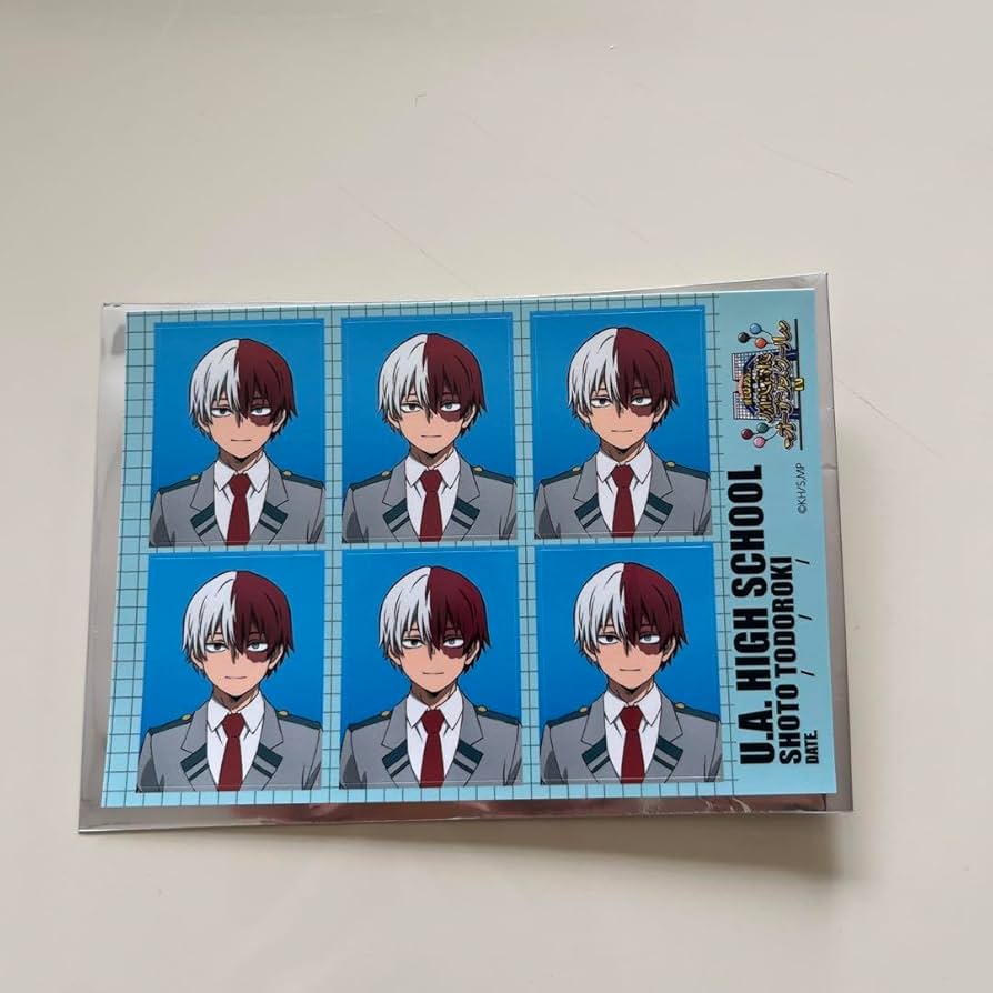Amazon.co.jp: ヒロアカ 雄英高校オープンスクール 証明写真 轟焦凍