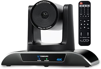 TONGVEO 4K PTZ Webcam with AI-Powered Auto-Tracking, 4K PTZ Camera