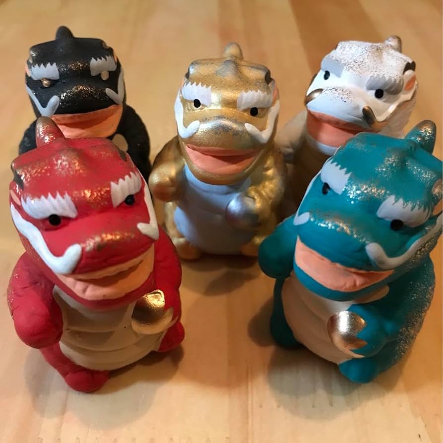 Amazon | 田無神社 新五龍神みくじ五体セット金龍 白龍 黒龍 青龍 赤龍