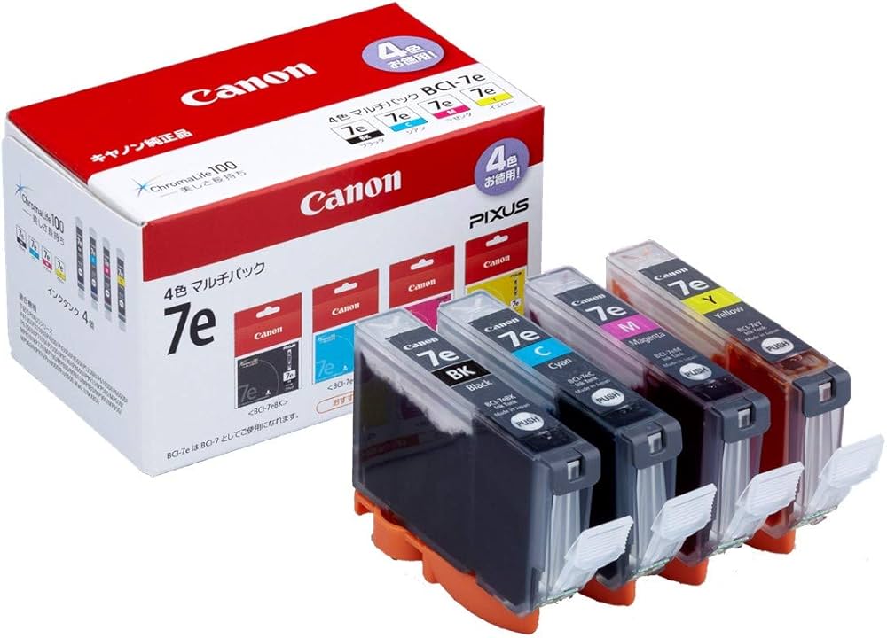 Amazon.co.jp: Canon キヤノン 純正 インクカートリッジ BCI-7e(BK/C/M